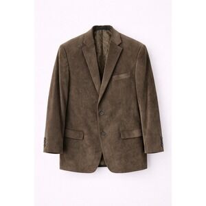 Chaps Men's Blazer 42R Corduroy Stretch Sport Coat Utility‎ Press Only